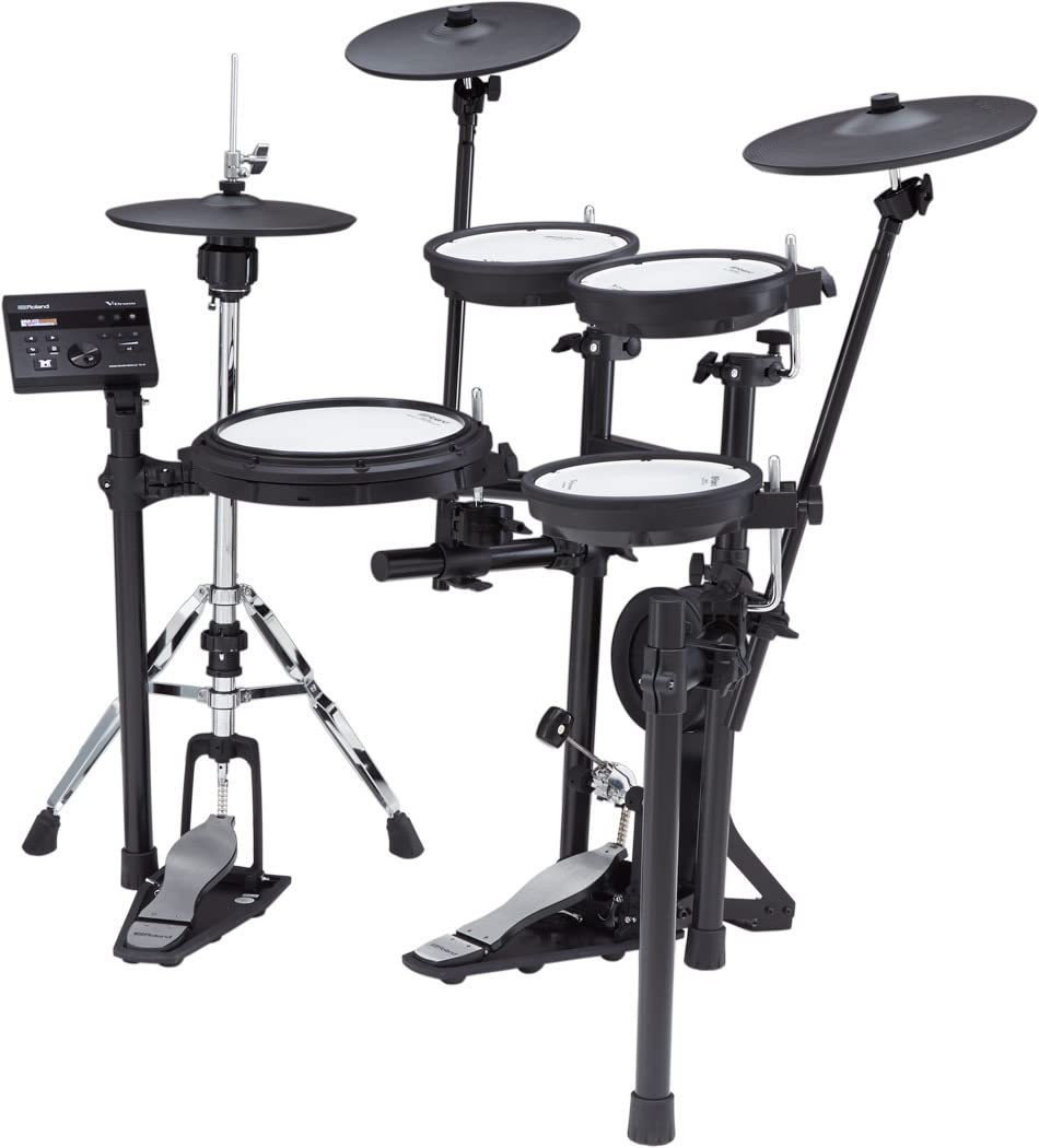 Roland Td 07Kvx Electronic Drum Set Bundle W/Roland Stick Bag, 3.5Mm Stereo Cable, 3 Pairs Drumsticks, And Austin Bazaar Polishi